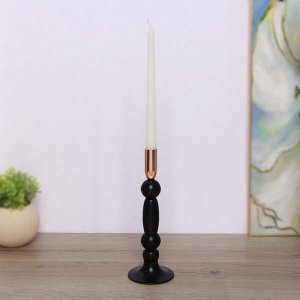 Подсвечник "FARY TALE" 9*27 см, Черный/золото
