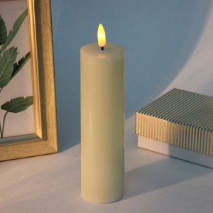 Сувенир с подсветкой "Свеча восковая - Mad Wax" 5*17,5 см - облита воском (работает от батареек 2 АА)