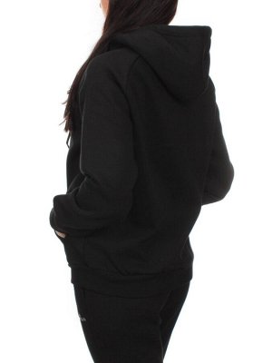 NOB39 BLACK Костюм спортивный утепленный женский (хлопок 90%, полиэстер 10%)