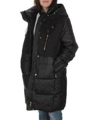 C223 BLACK Куртка зимняя женская (200 гр. холлофайбера)