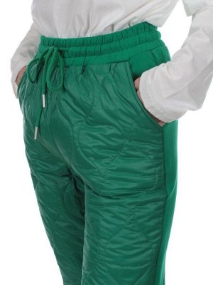 2847 GREEN Брюки спортивные зимние женские