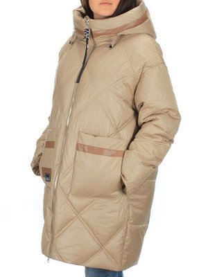 9782 BEIGE Куртка зимняя женская (200 гр. холлофайбера)