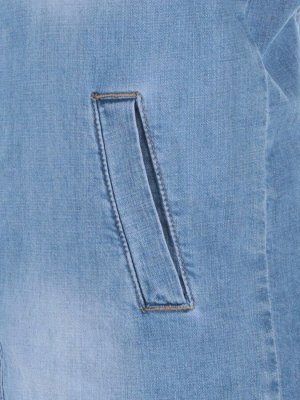 optrf.ru 1187 Жилетка джинсовая удлиненная женская AMG Jeans (100% хлопок)