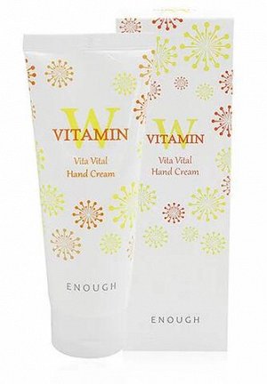 Enough Крем для рук с витамином С W Vitamin Vita Vital Hand Cream, 100 мл
