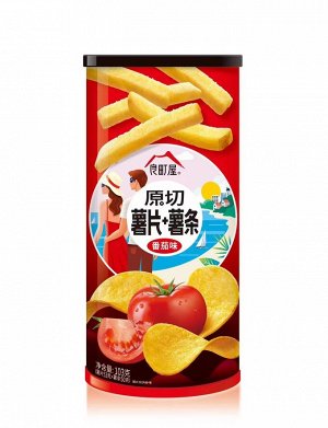 Китайские чипсы 2в1, со вкусом томата🍅, 103 гр