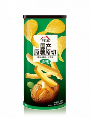 Китайские чипсы 2в1, со вкусом оригинальный🥔, 103 гр