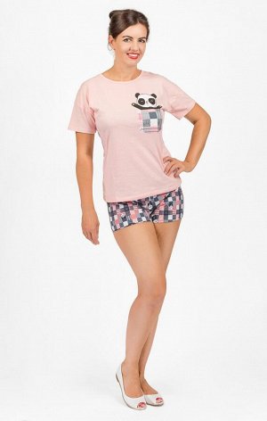 Пижама с шортами, "Панды" (579-1)