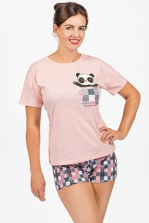 Пижама с шортами, "Панды" (579-1)