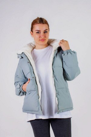 Куртка на меху с капюшоном Евро-зима  арт.506