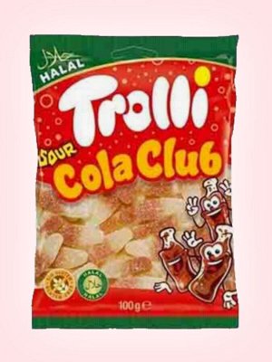 Мармелад Trolli Halal Sour Cola Bottles Кола 100 гр
