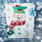 Пакет снеговик 18х23х8см
