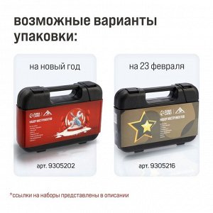 Набор инструментов в кейсе ЛОМ, универсальный, 8 предметов