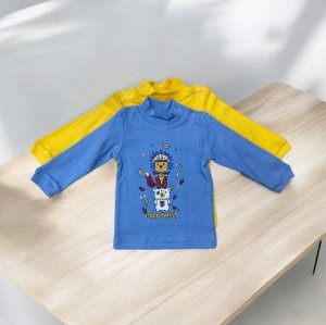 Водолазка ясельная цвет синий