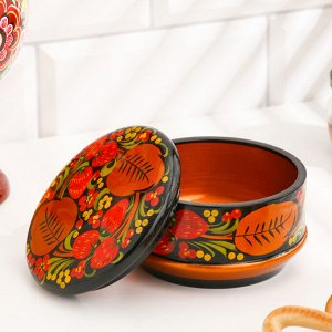 Коробка «Ягодка», большая, 13?7 см, хохлома