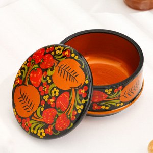 Коробка «Ягодка», большая, 13?7 см, хохлома