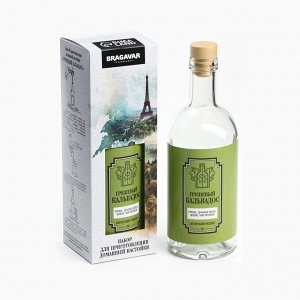 Подарочный набор для приготовления настойки «Грушевый кальвадос», набор трав и специй 38 г., бутылка 500 мл., инструкция