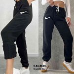 ЖЕНСКИЕ СПОРТИВНЫЕ БРЮКИ ТКАНЬ ДВУНИТКА С НАЧЕСОМ