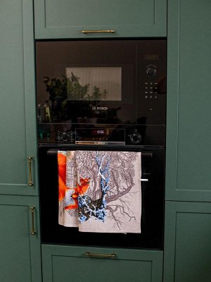 Комплект полотенец 48*60 см, 3 шт., рогожка (Лисы)