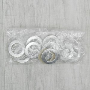 Люверсы для штор, d = 3,1/5,5 см, 10 шт, цвет серебряный