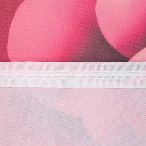 Комплект штор Монте роза 147х267 +/- 3см 2шт, розовый, габардин, п/э