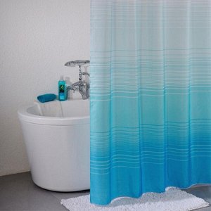 Штора для ванной комнаты 200х200 см, Blue Horizon