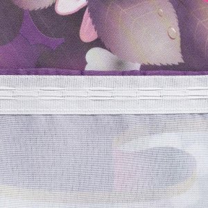 Комплект штор Ирония фиолет. штора (147х267 см), тюль (147х267 см), габардин, пэ 100%