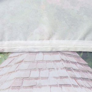 Комплект штор Тенистый сад штора (147х267 см), тюль (147х267 см), габардин, пэ 100%