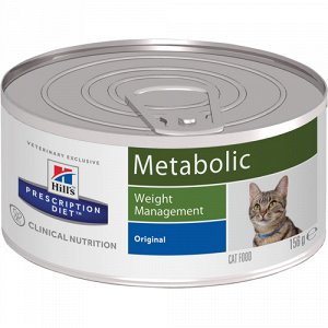 Hill's PD Feline конс 156гр Metabolic д/кош Коррекция веса (1/24)