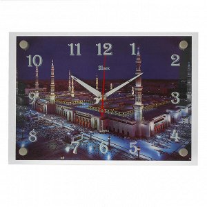 Часы настенные, серия: Город, "Мекка", 25х35  см, микс