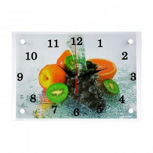 Часы настенные, серия: Кухня, "Цитрус"25х35 см, в ассортименте