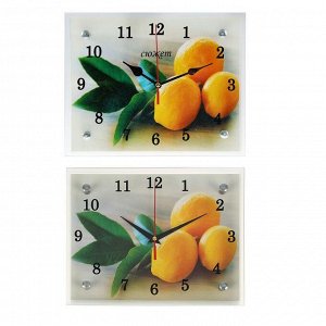 Часы настенные, серия: Кухня, "Лимонный аромат", 20х25 см