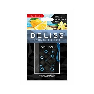 Подвесное ароматическое саше для автомобиля Deliss серии Comfort
