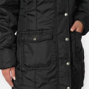Модная удлиненная женская куртка ESMARA® (Германия). Трендовая модель черного цвета из новой коллекции! №621 ОСТАТКИ СЛАДКИ!!!!