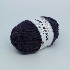 Пряжа для вязания ТРО LANA GRACE Grande (25% мериносовая шерсть, 75% акрил супер софт) 5х100г/65м цв.8130 меланж (фиолетовый)