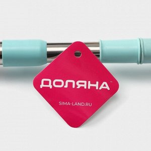 Щётка для окон Доляна, стальная телескопическая ручка 59(105) см, водосгон силикон 16 см, насадка микрофибра 12x16 см