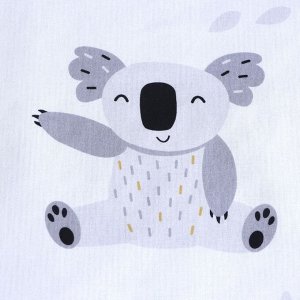 Детское постельное бельё "Крошка Я" Funny Zoo 112*143 см, 60*120+20 см, 40*60 см, бязь 125 г/м2, хл 100%
