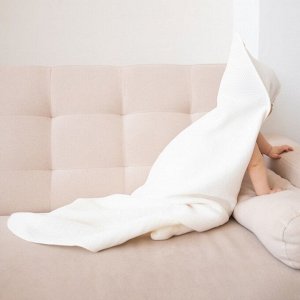 Детский вафельный уголок Love Life Sweet Momemt, 100х100 см, молочный, 100% хл, 300 г/м2