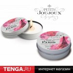 PETITS JOUJOUX Массажная свеча PARIS ваниль и сандал 33 гр.