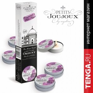 PETITS JOUJOUX Массажная свеча ORIENT гранат и перец 33 гр.