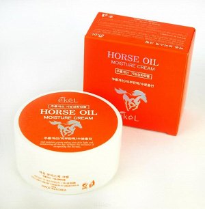 537245 "Ekel" Moisture Cream Horse Oil Крем для лица увлажняющий с лошадиным жиром 100 гр. 1/100