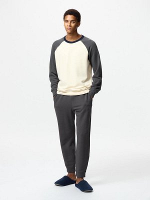 UNIQLO - ультраэластичный домашний комплект из хлопка - 67 BLUE