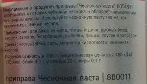 Паста Чесночная п/туба 1кг Kotanyi
