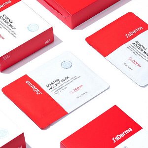 Успокаивающая маска с азуленом и березовым соком J'sDerma  Acnetrix Azulene Mask, 25гр