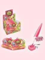 Жидкая карамель-гель + мармелад Raspberry Sour drop pen jam 55 гр
