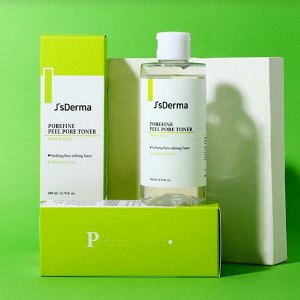 Пилинг-тонер с AHA-кислотой для проблемной кожи J'sDerma Porefine Peel Pore Toner, 200мл