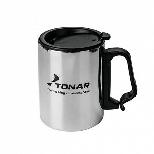 Термокружка (T.TK-033-400) TONAR [10.3х7.6см, нерж. сталь, пластик, 0.4л]