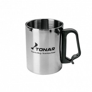 Термокружка (T.TK-033-400) TONAR [10.3х7.6см, нерж. сталь, пластик, 0.4л]