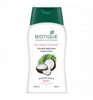 Bio Creamy Coconut Ultra Rich Body Lotion 200ml/ Биотик Кокосовый лосьон для тела