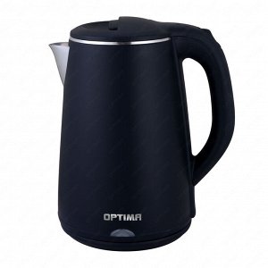 Чайник эл. OPTIMA EK-2002PS (2.0л, двойные стенки, эффект термоса, пов. на 360 град., 2000Вт)