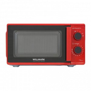 Микроволновая печь WILLMARK WMO-203GMR (20л,700Вт,6 уров.мощности,разморозка,механич.ПУ,красн.)